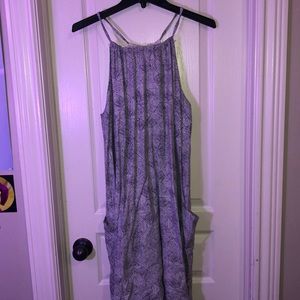 black and white aztec dress